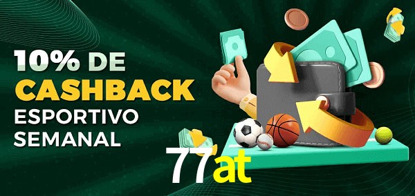 10% de bônus de cashback na 77at